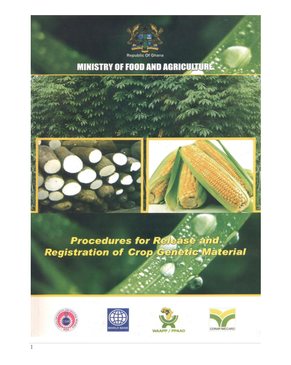 Procedures for Release and Registration of Crop Genetic Material